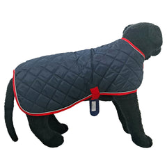British Eventing Showerproof Navy Dog Coat