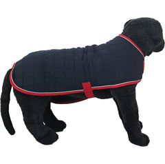 British Eventing Therma-Dry Navy Dog Coat
