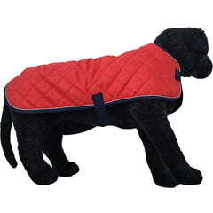 British Eventing Showerproof Red Dog Coat