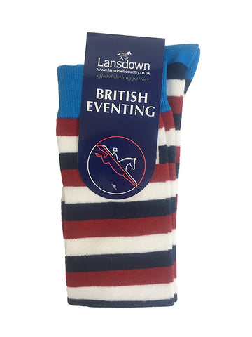 British Eventing Stripe Knee Socks